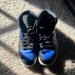 Nike Black and Blue Men's Sneakers